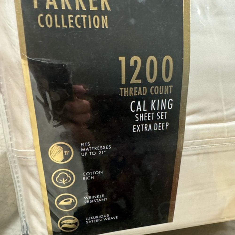 PARKER COLLECTION🤩 1200 thread count ,sateen weave ,extra deep ,sheet set!🤩